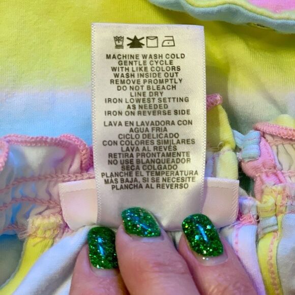 Bonnie Baby Girls Pastel Unicorn Romper 24m NWOT - Picture 5 of 5